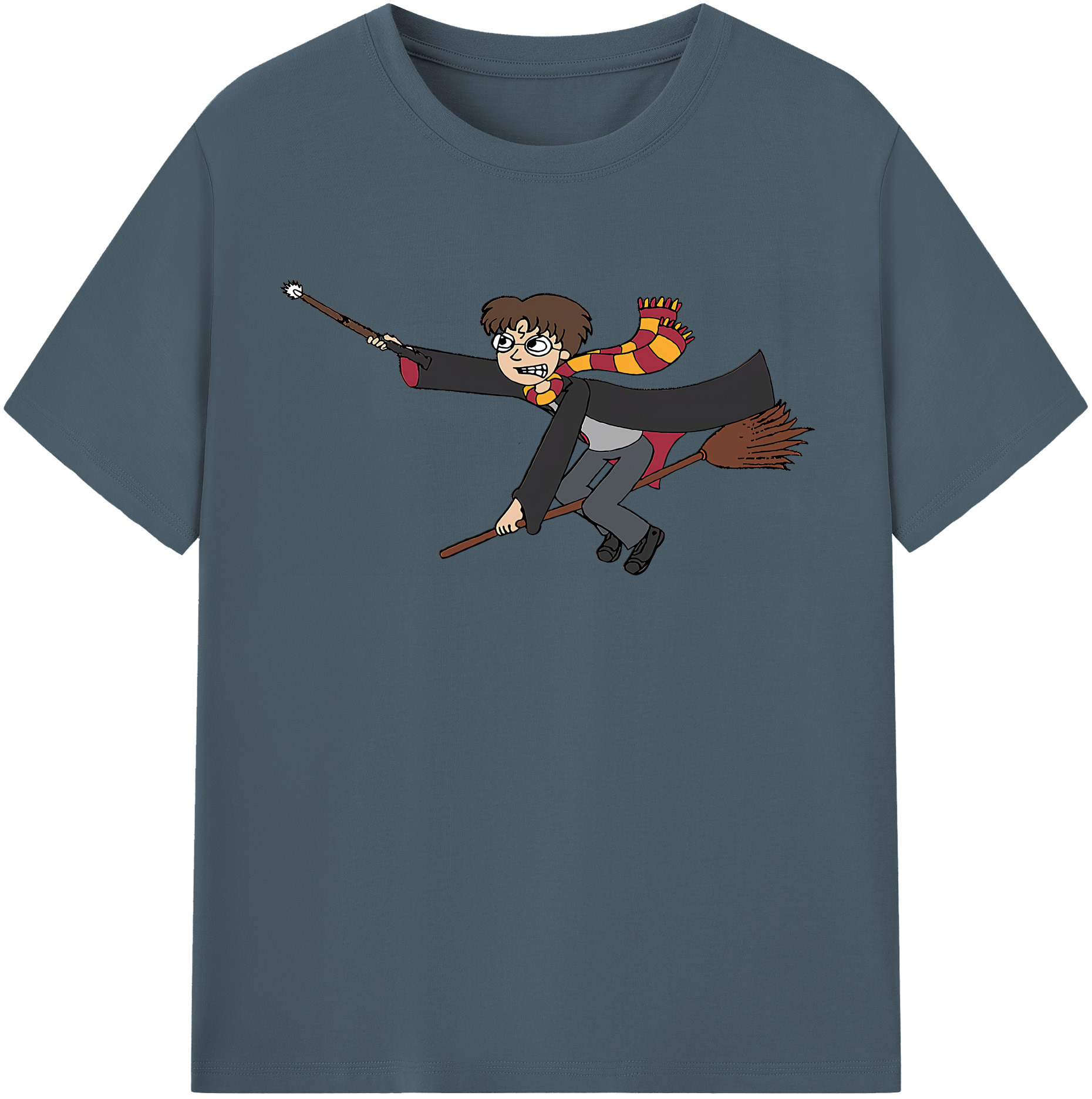 （画像用） Harry Potter ハリー・ポッターシリーズ 綿100％半袖Tシャツ（フロントプリント）